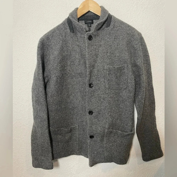 J.Crew Wool-Blend Button-Up Cardigan Sweater - Size L . Cozy ! - Picture 8 of 17
